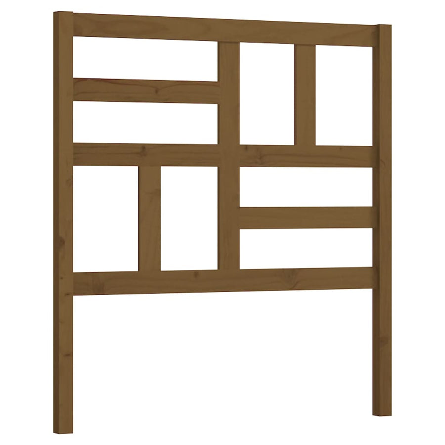 Hoofdbord 96x4x104 cm massief grenenhout honingbruin 96 x 104 cm Honingbruin