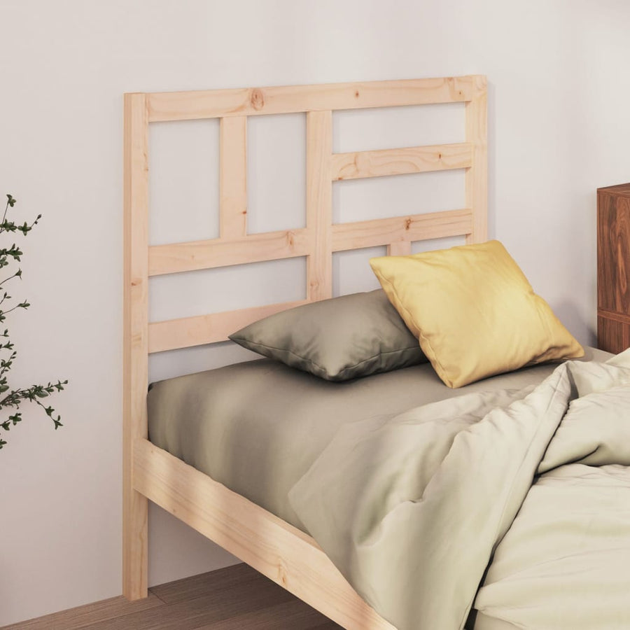Hoofdbord 106x4x104 cm massief grenenhout 106 x 104 cm Naturel