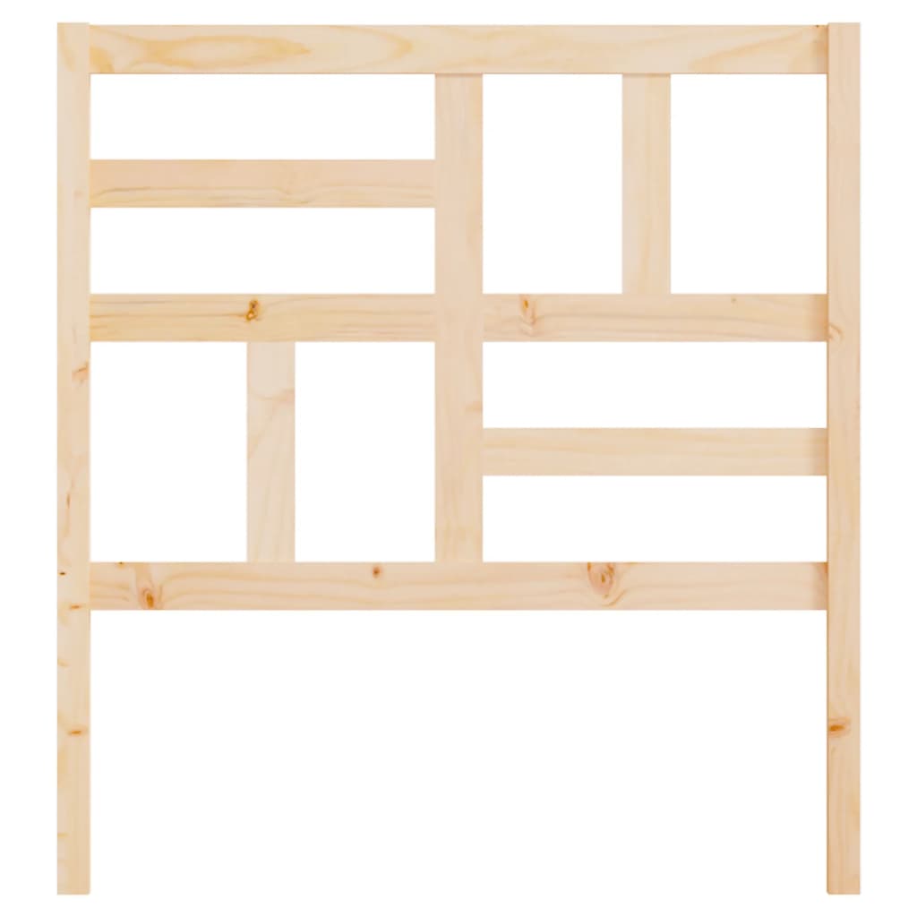 Hoofdbord 106x4x104 cm massief grenenhout 106 x 104 cm Naturel