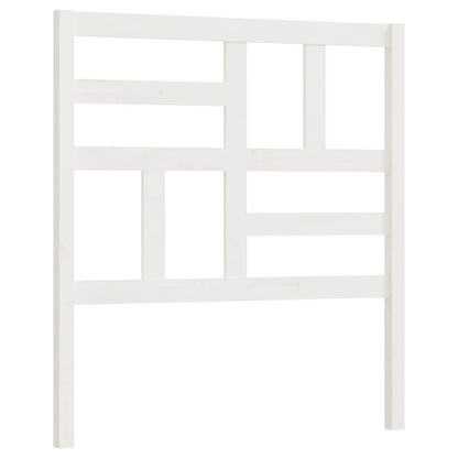 Hoofdbord 106X4X104 Cm Massief Grenenhout 106 x 104 cm Wit