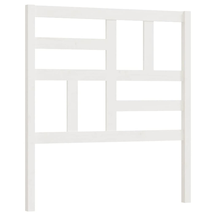 Hoofdbord 106X4X104 Cm Massief Grenenhout 106 x 104 cm Wit