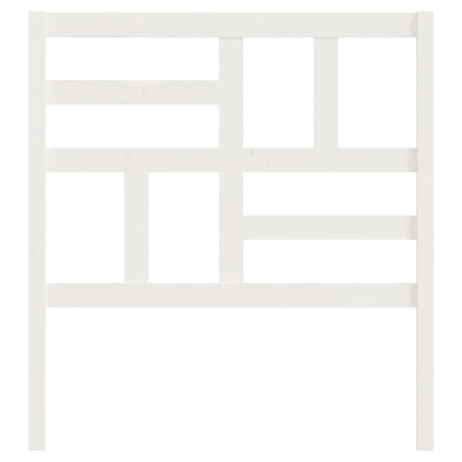 Hoofdbord 106X4X104 Cm Massief Grenenhout 106 x 104 cm Wit