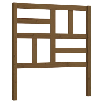 Hoofdbord 106x4x104 cm massief grenenhout honingbruin 106 x 104 cm Honingbruin