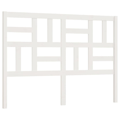 Hoofdbord 26X4X04 Cm Massief Grenenhout 126 x 104 cm Wit