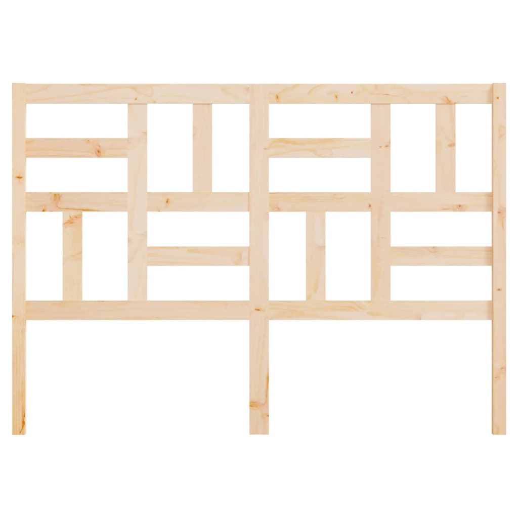 Hoofdbord 141x4x104 cm massief grenenhout 141 x 104 cm Naturel