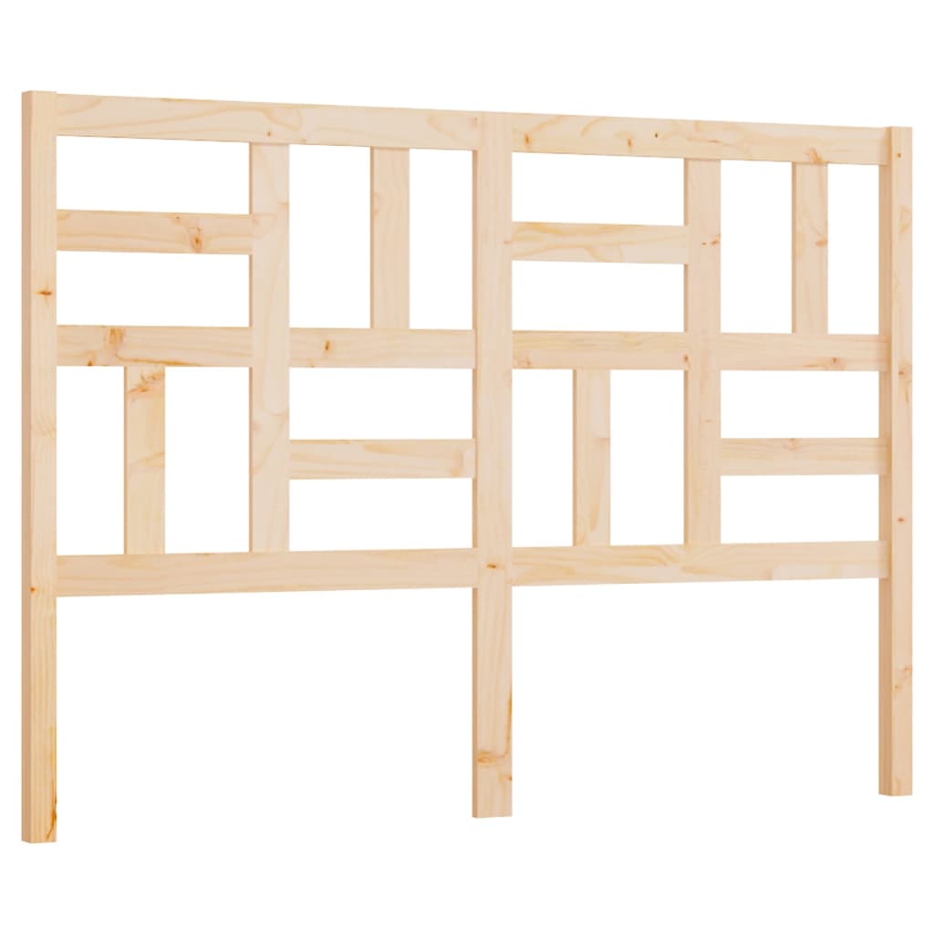 Hoofdbord 146x4x104 cm massief grenenhout 146 x 104 cm Naturel