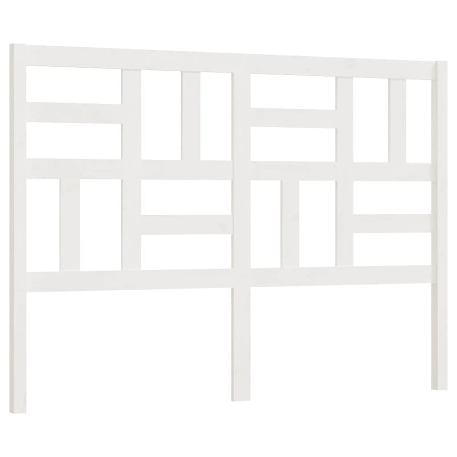 Hoofdbord 166x4x104 cm massief grenenhout wit 166 x 104 cm Wit