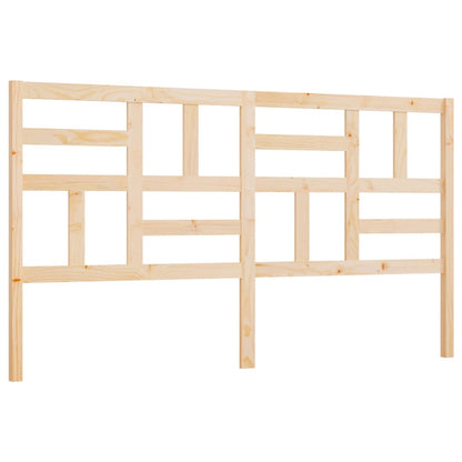 Hoofdbord 186x4x104 cm massief grenenhout 186 x 104 cm Naturel