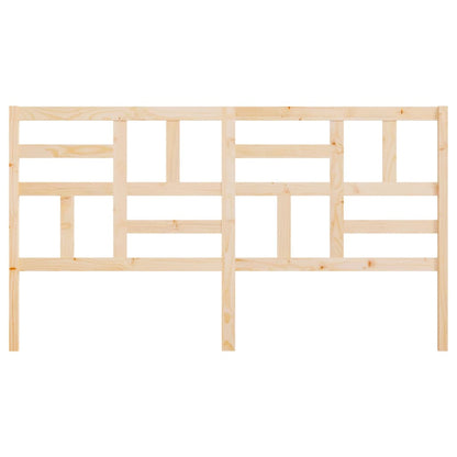 Hoofdbord 186x4x104 cm massief grenenhout 186 x 104 cm Naturel