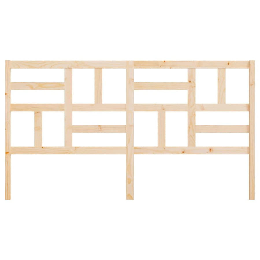 Hoofdbord 186x4x104 cm massief grenenhout 186 x 104 cm Naturel