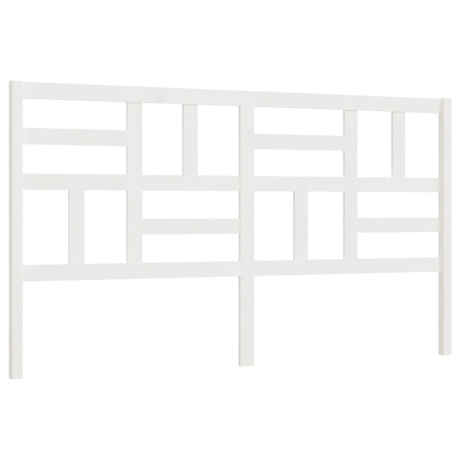 Hoofdbord 186X4X104 Cm Massief Grenenhout 186 x 104 cm Wit