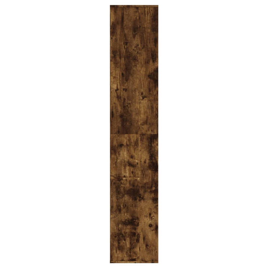 Schoenenkast 54X34X83 Cm Bewerkt Hout Kleurig Gerookt eiken