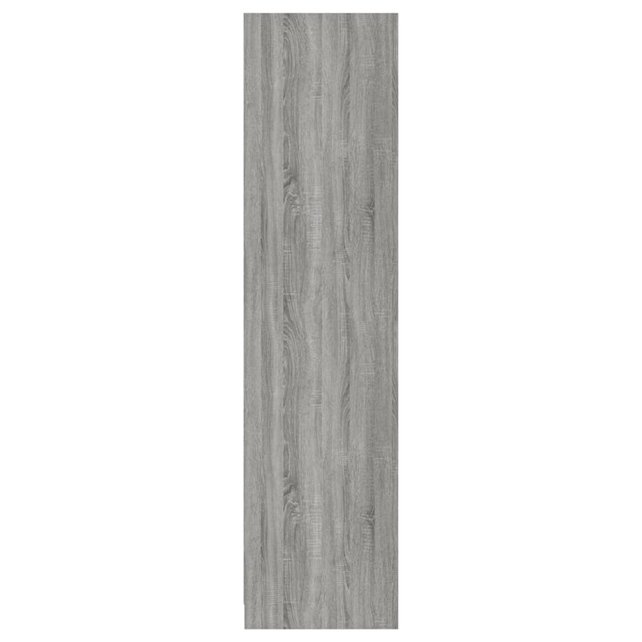 Kledingkast Met Lades Bewerkt Hout Grijs Somoma Grijs Sonoma 2 lades 50 x 50 x 200 cm