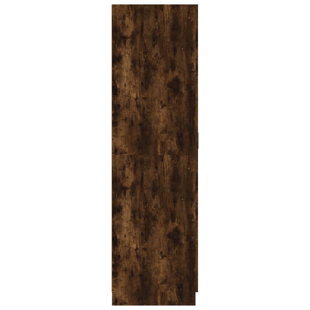 Kledingkast 80X52X80 Cm Bewerkt Hout Kleurig Gerookt eiken