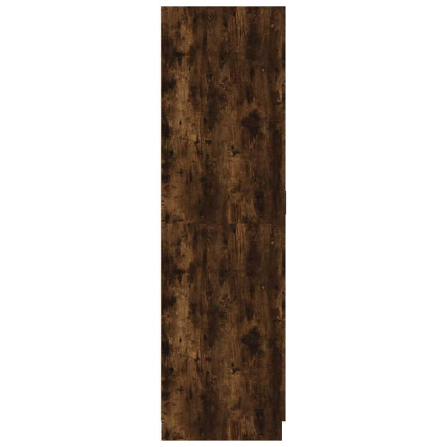 Kledingkast 80X52X80 Cm Bewerkt Hout Kleurig Gerookt eiken