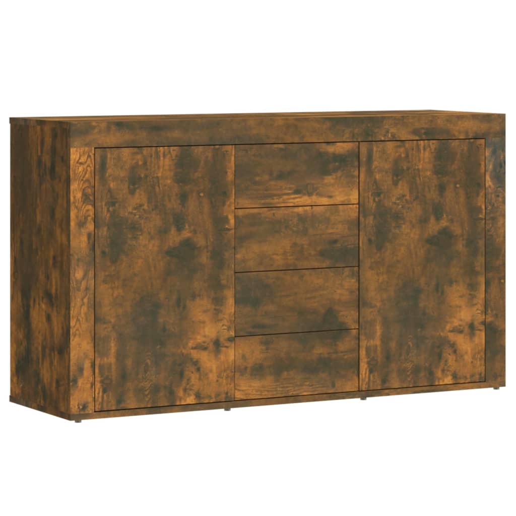 Dressoir 20X36X69 Cm Bewerkt Hout Kleurig Gerookt eiken
