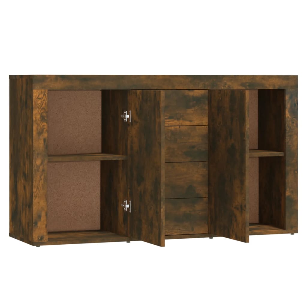 Dressoir 20X36X69 Cm Bewerkt Hout Kleurig Gerookt eiken