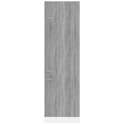 Koelkast Lyonkast Lyon 60x57x207 cm bewerkt hout grijs sonoma eikenkleur