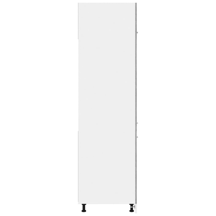 Koelkast Lyonkast Lyon 60x57x207 cm bewerkt hout grijs sonoma eikenkleur