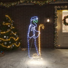 Kerstfiguur herder met lam 102,5x35 cm 168 LED