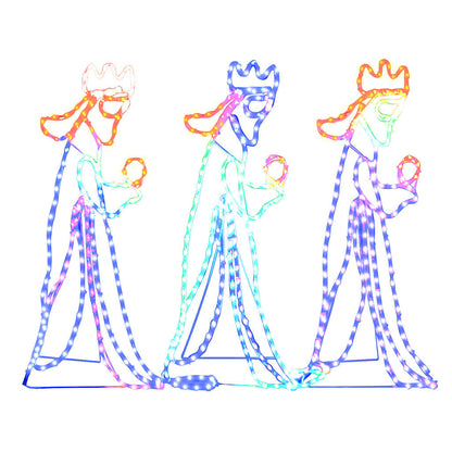 Kerstfiguren Drie Koningen Met 504 Led's 99,5X45,5 Cm 1