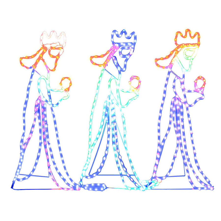 Kerstfiguren Drie Koningen Met 504 Led's 99,5X45,5 Cm 1