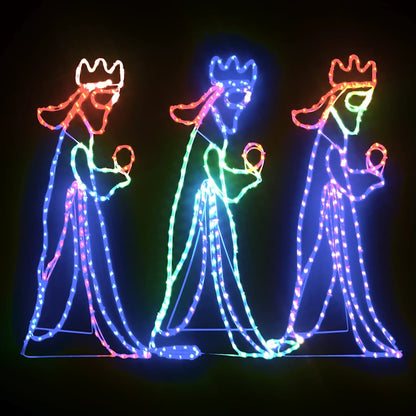 Kerstfiguren Drie Koningen Met 504 Led's 99,5X45,5 Cm 1