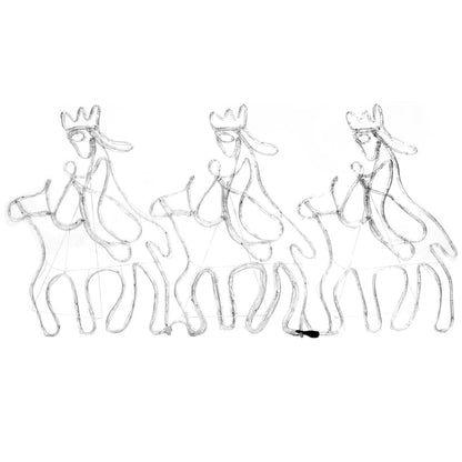 Kerstfiguren drie wijzen met 504 LED's 70x50 cm