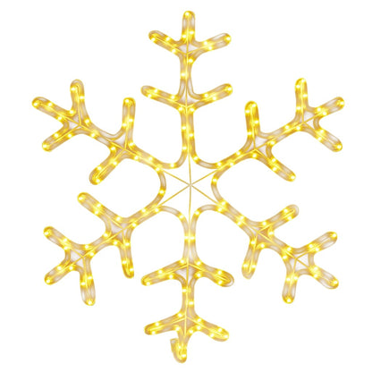 Kerstfiguur Sneeuwvlok Met 44 Warmwitte Led's 1 59 x 59 cm