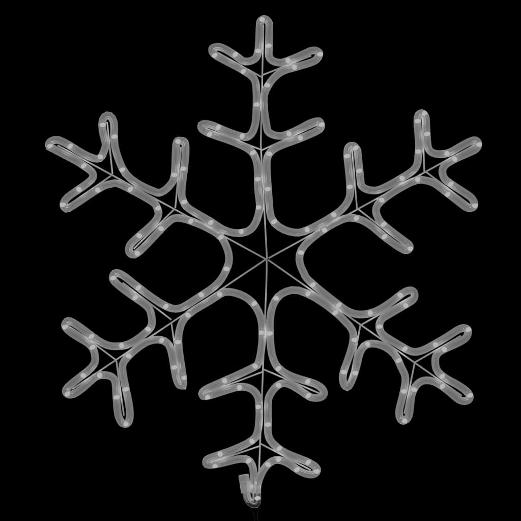 Kerstfiguur Sneeuwvlok Met 44 Warmwitte Led's 1 59 x 59 cm