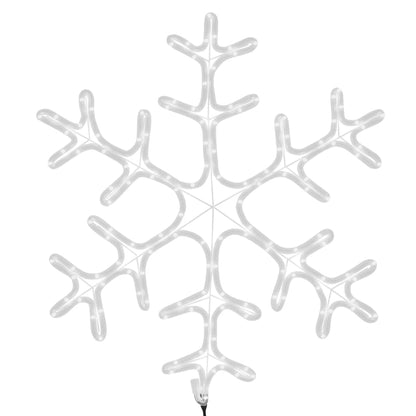 Kerstfiguur Sneeuwvlok Met 44 Warmwitte Led's 1 59 x 59 cm