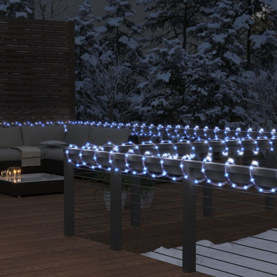 Lichtslinger Met 1200 Led's Warmwit Pvc 50 m Koudwit