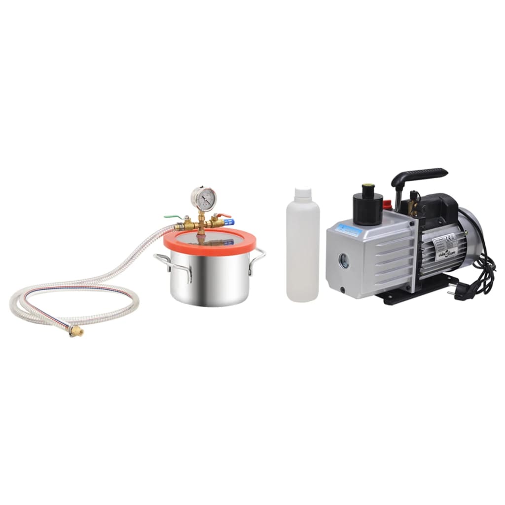 Vacuümkamer Met 2-Traps Pomp 3,7 L 3.7 l