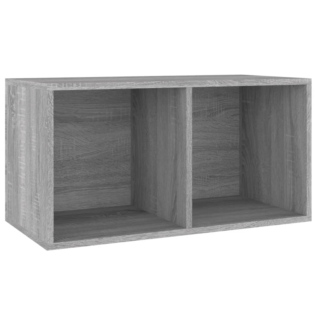 Opbergbox Voor Lp's 7X34X36 Cm Bewerkt Hout Eiken Grijs sonoma
