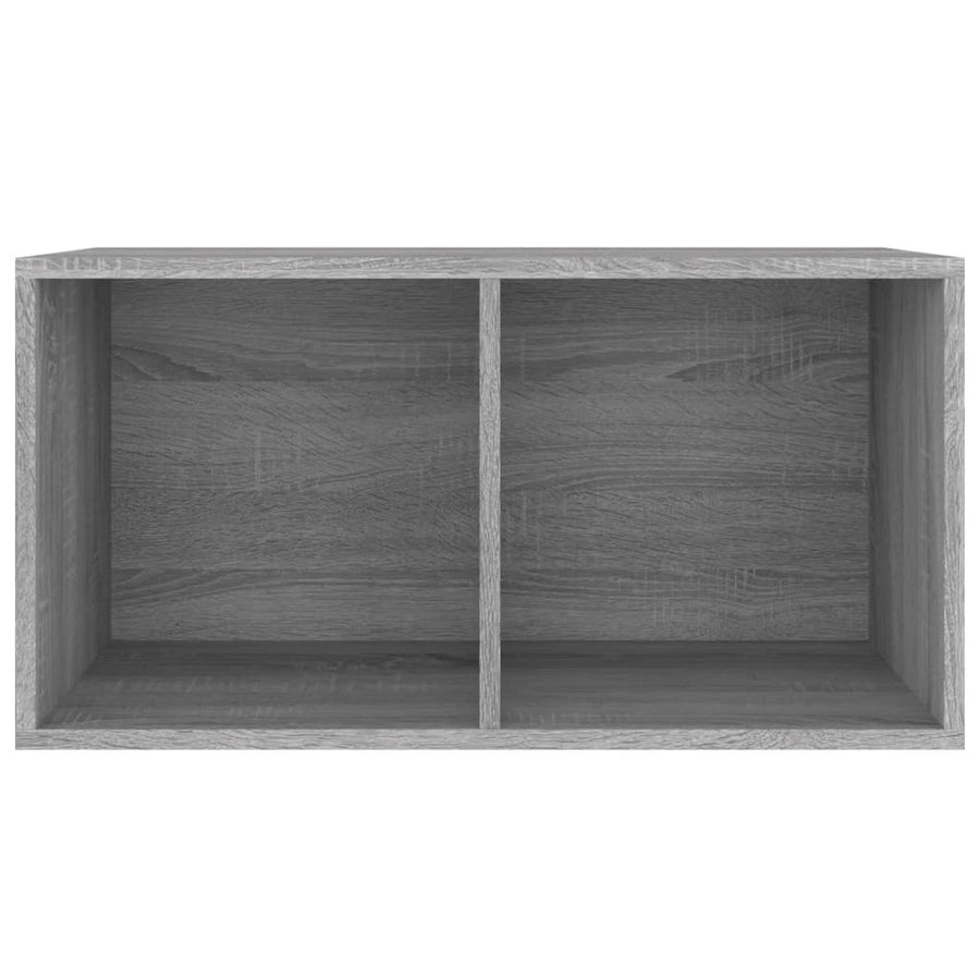 Opbergbox Voor Lp's 7X34X36 Cm Bewerkt Hout Eiken Grijs sonoma
