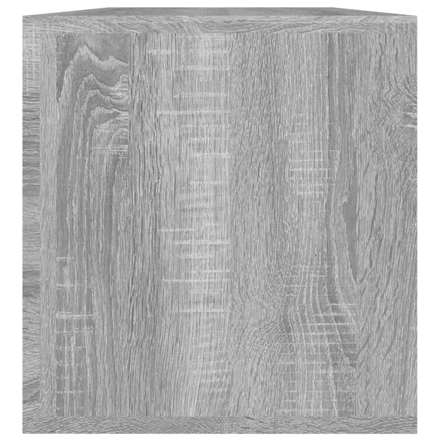 Opbergbox Voor Lp's 7X34X36 Cm Bewerkt Hout Eiken Grijs sonoma