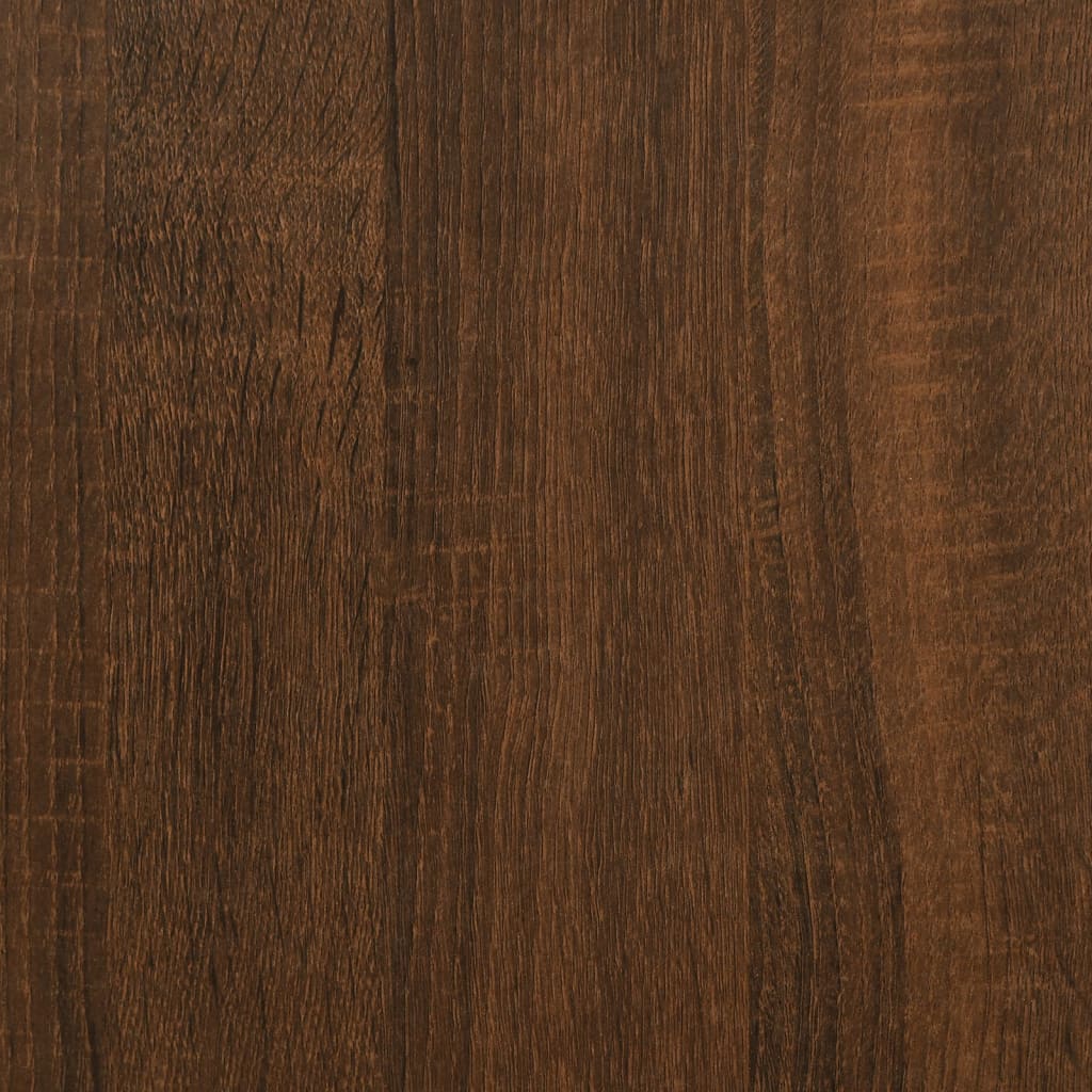 Wandschappen 3 st bewerkt hout bruin eikenkleur