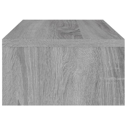 Monitorstandaard 42x24x13 cm bewerkt hout grijs sonoma eiken Grijs sonoma