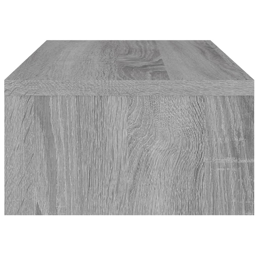 Monitorstandaard 42x24x13 cm bewerkt hout grijs sonoma eiken Grijs sonoma