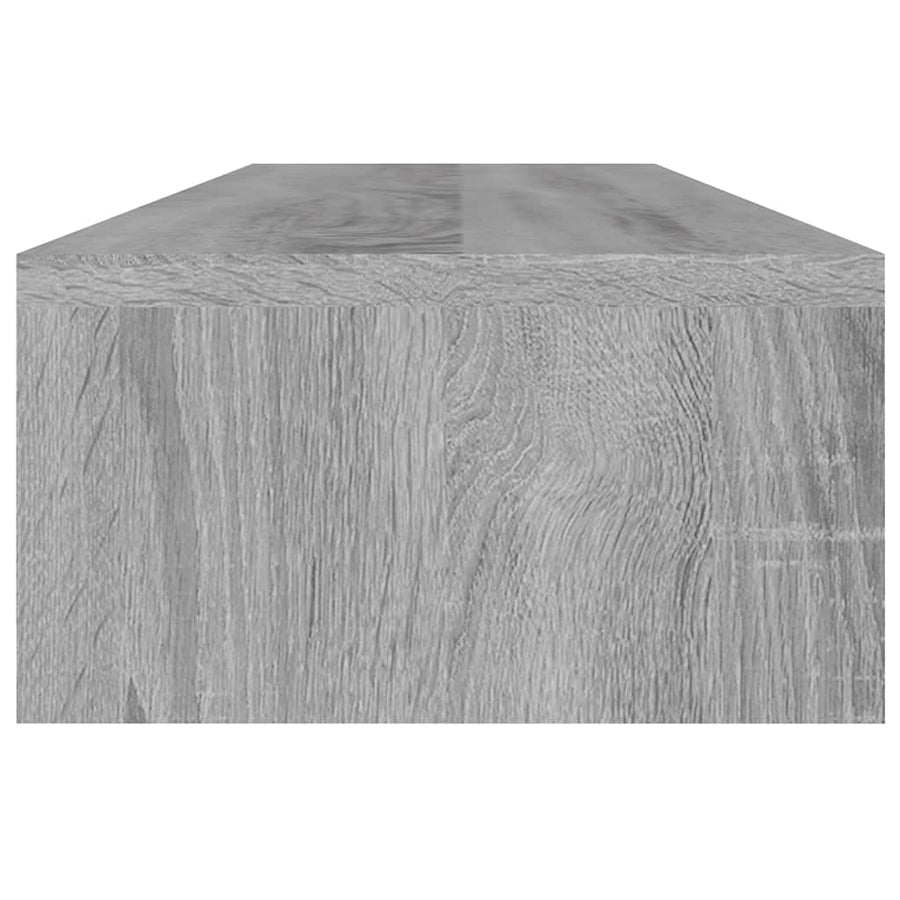 Monitorstandaard 100x24x13 cm bewerkt hout grijs sonoma eiken Grijs sonoma