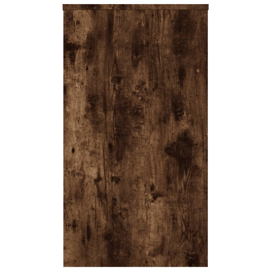 Bureau 90X40X72 Cm Bewerkt Hout Kleurig Gerookt eiken