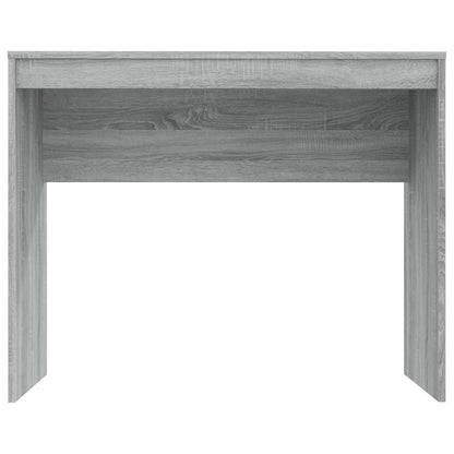Bureau 90X40X72 Cm Bewerkt Hout Eikenkleurig Grijs sonoma