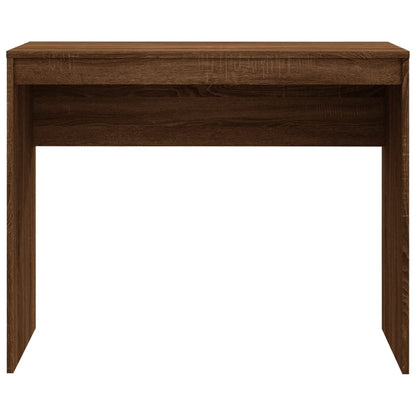 Bureau 90X40X72 Cm Bewerkt Hout bruin eikenkleur