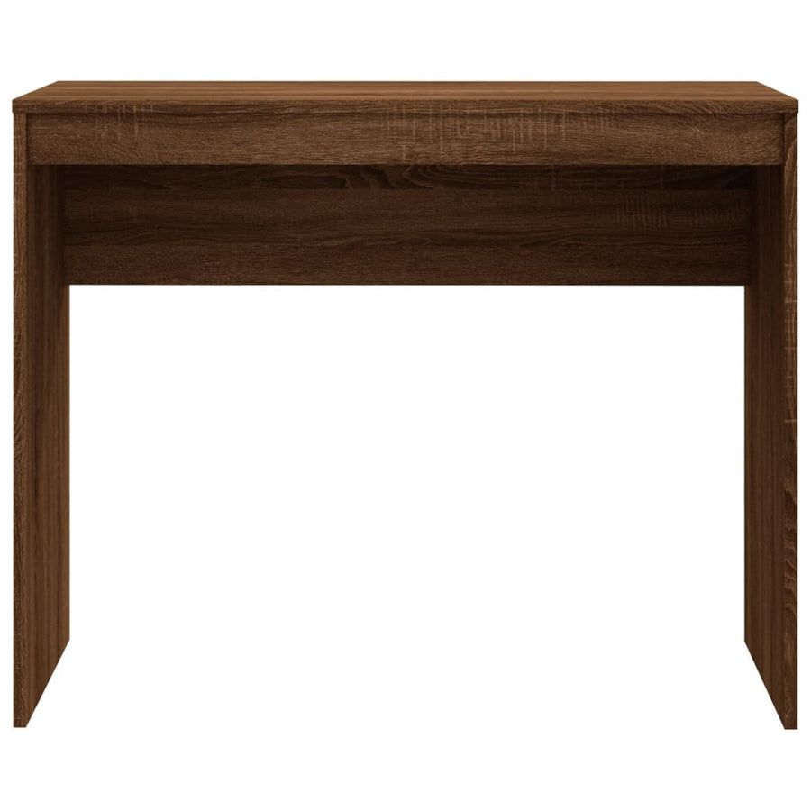 Bureau 90X40X72 Cm Bewerkt Hout bruin eikenkleur
