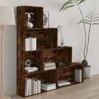 Bookcase 155x24x160 cm smoked oak look