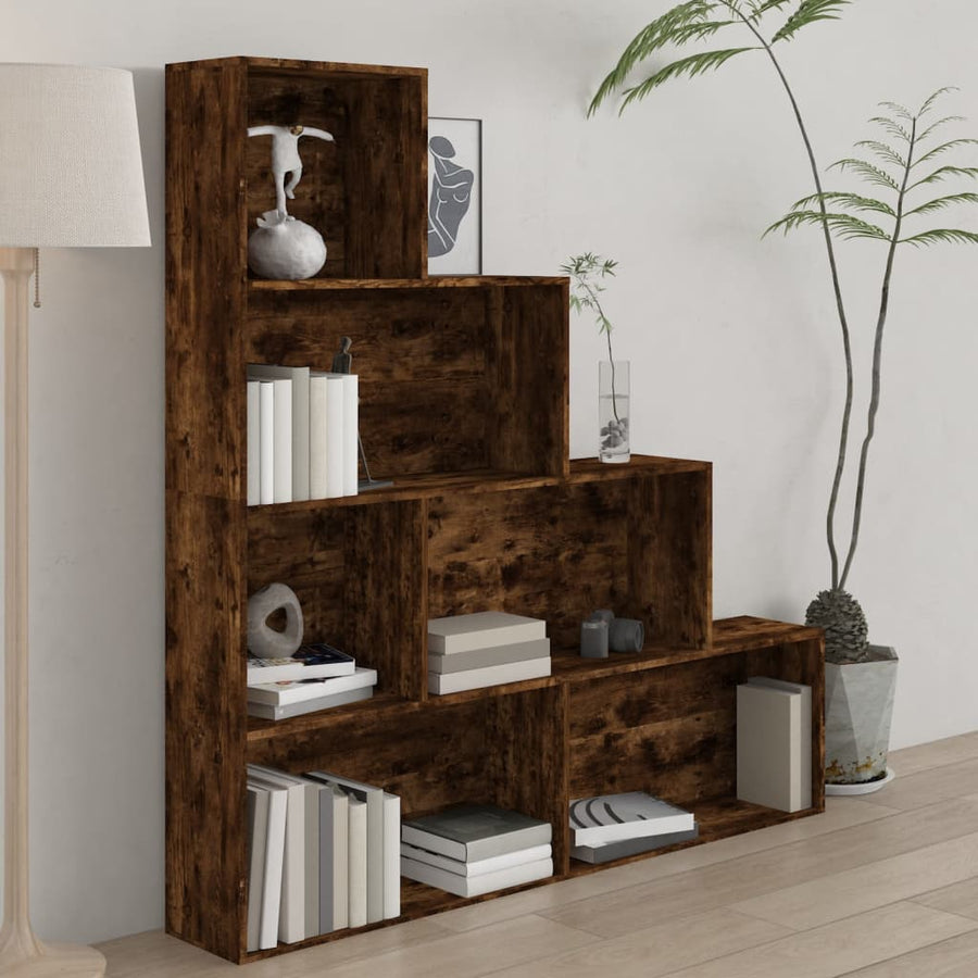 Boekenkast 55X24X60 Cm Kleurig Gerookt eiken