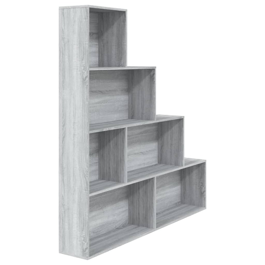 Boekenkast 55X24X60 Cm Eikenkleurig Grijs sonoma