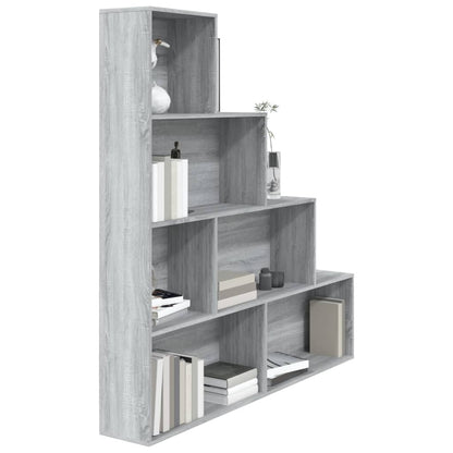 Boekenkast 55X24X60 Cm Eikenkleurig Grijs sonoma