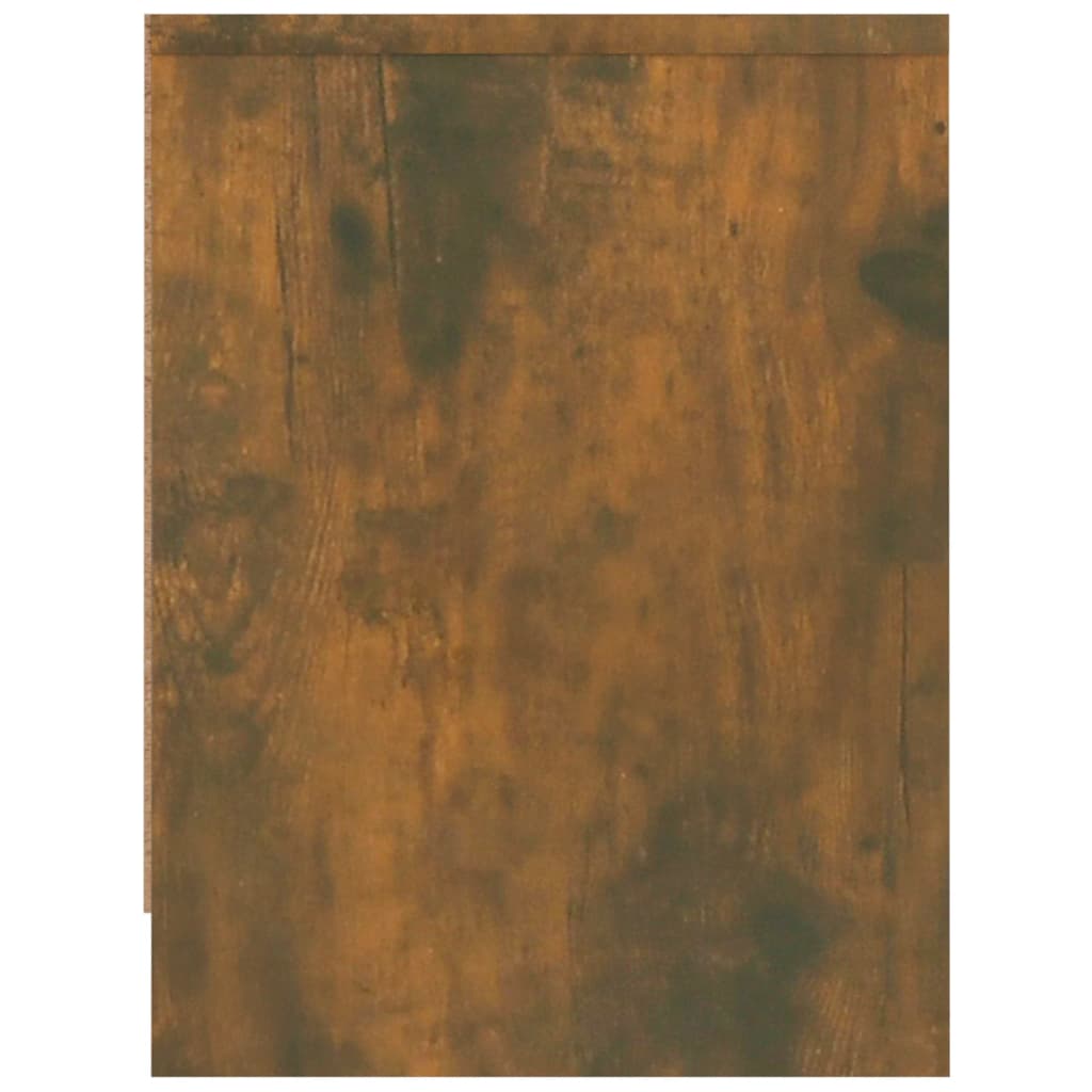 Nachtkastje 40x30x40 cm bewerkt hout gerookt eikenkleurig 1 Gerookt eiken
