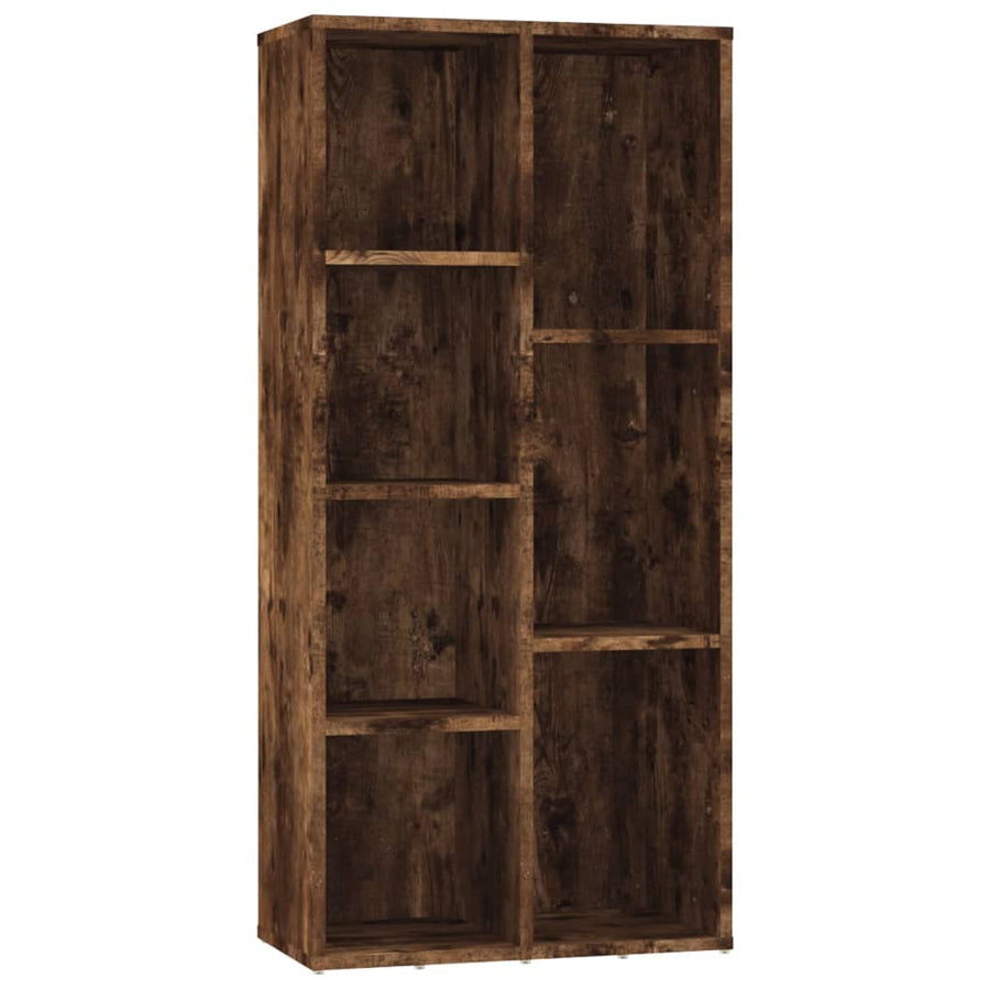 Boekenkast 50X25X06 Cm Kleurig Gerookt eiken